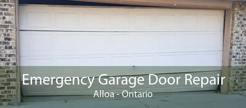 Emergency Garage Door Repair Alloa - Ontario