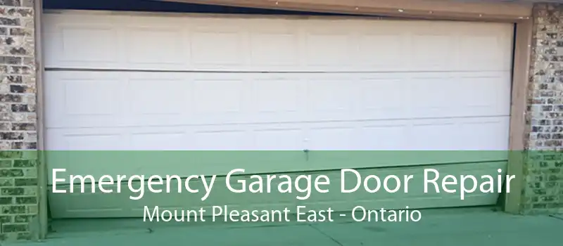 Emergency Garage Door Repair Mount Pleasant East - Ontario