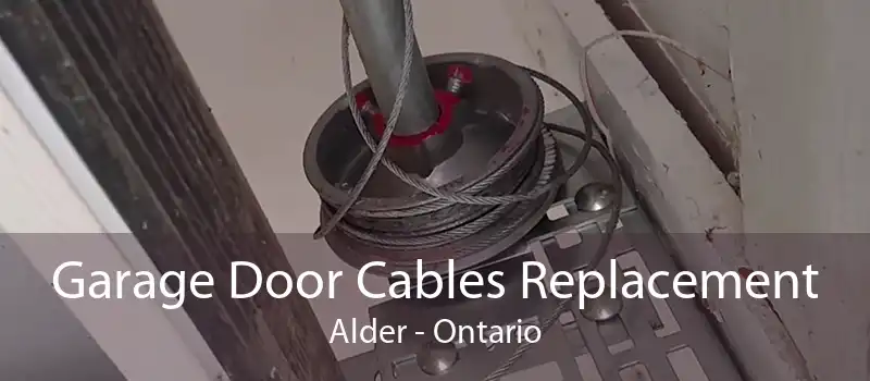 Garage Door Cables Replacement Alder - Ontario