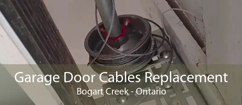 Garage Door Cables Replacement Bogart Creek - Ontario