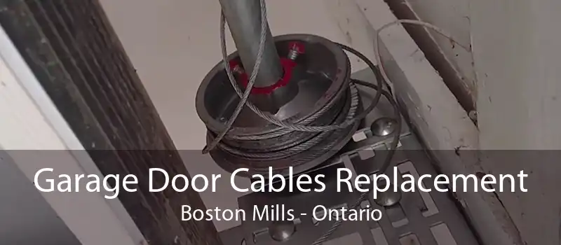 Garage Door Cables Replacement Boston Mills - Ontario