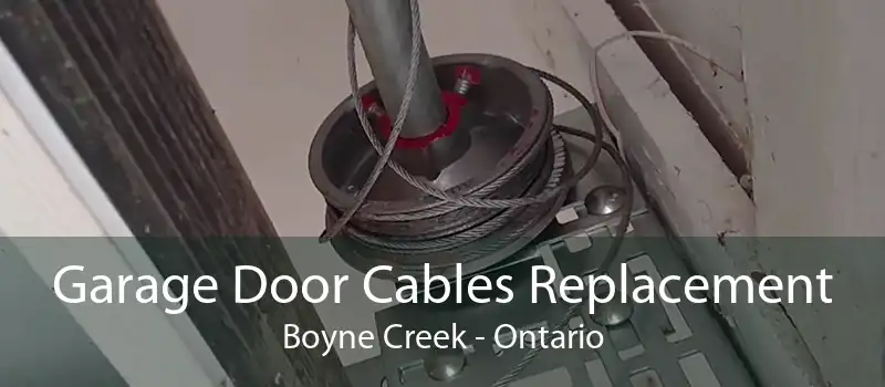Garage Door Cables Replacement Boyne Creek - Ontario