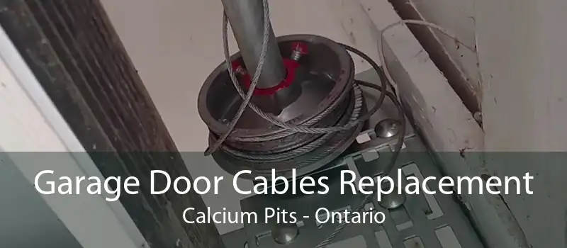 Garage Door Cables Replacement Calcium Pits - Ontario