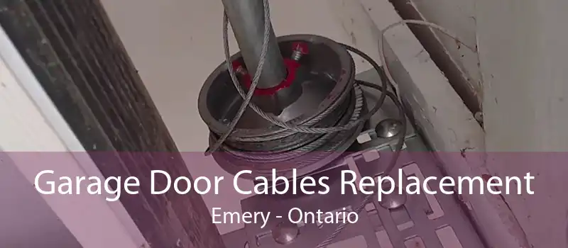 Garage Door Cables Replacement Emery - Ontario