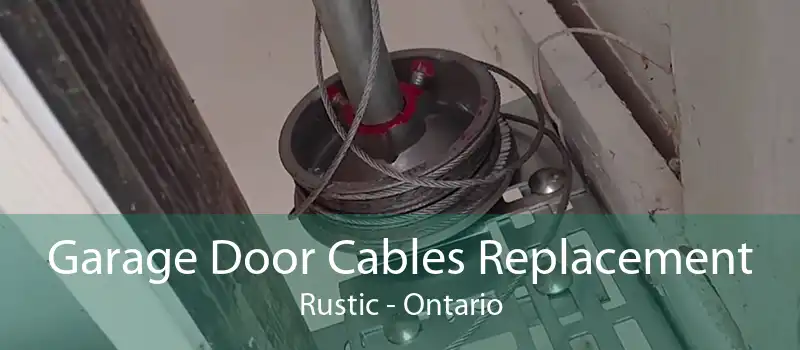 Garage Door Cables Replacement Rustic - Ontario