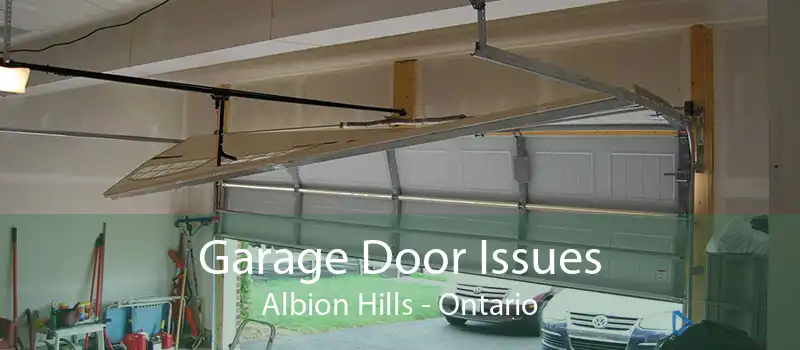 Garage Door Issues Albion Hills - Ontario
