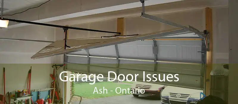 Garage Door Issues Ash - Ontario