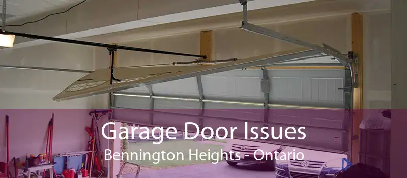 Garage Door Issues Bennington Heights - Ontario