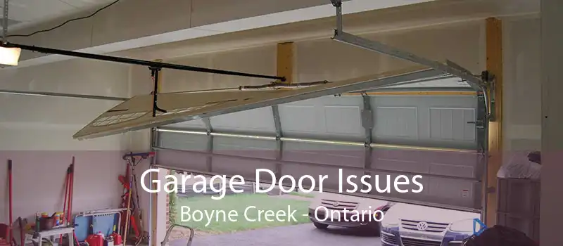 Garage Door Issues Boyne Creek - Ontario