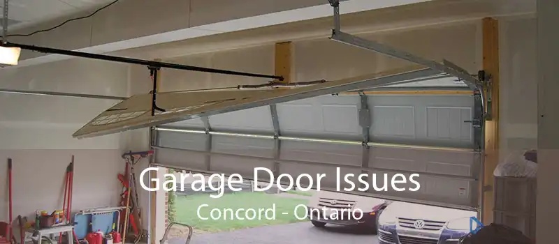 Garage Door Issues Concord - Ontario
