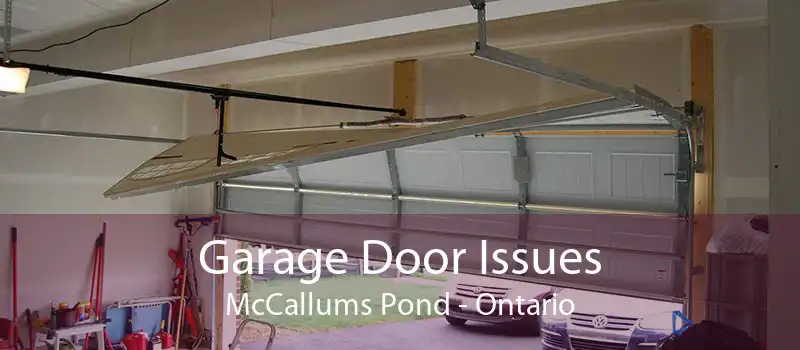 Garage Door Issues McCallums Pond - Ontario