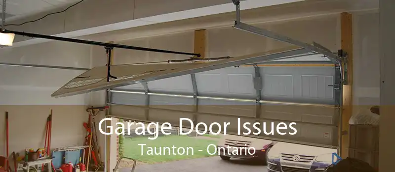 Garage Door Issues Taunton - Ontario