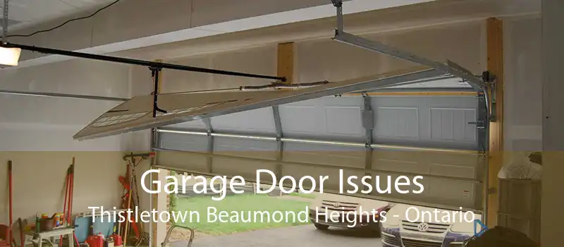 Garage Door Issues Thistletown Beaumond Heights - Ontario