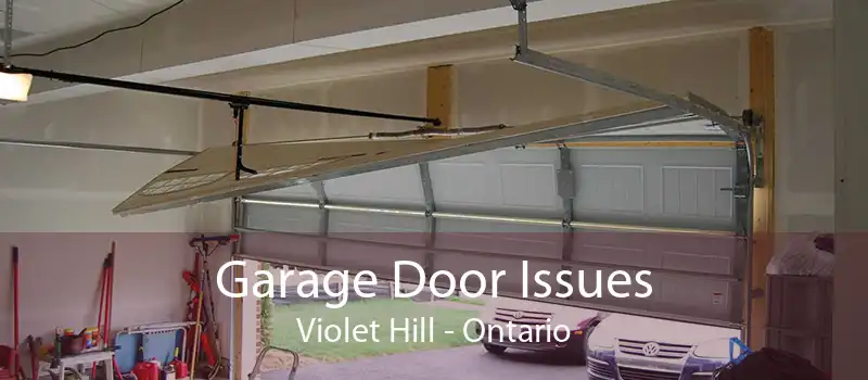 Garage Door Issues Violet Hill - Ontario