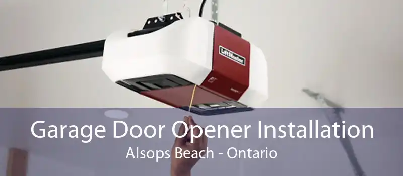 Garage Door Opener Installation Alsops Beach - Ontario