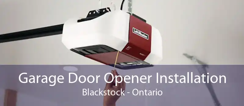 Garage Door Opener Installation Blackstock - Ontario