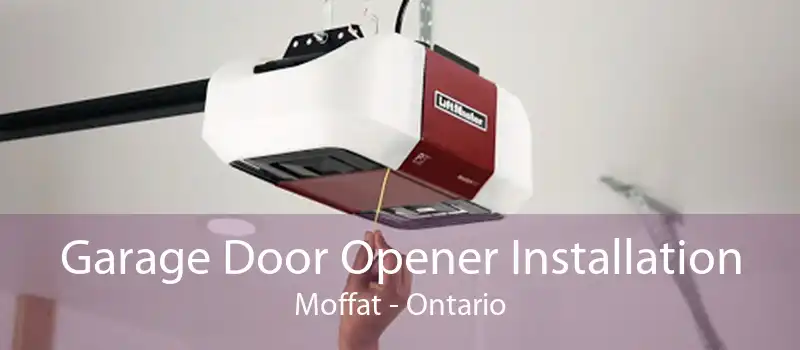 Garage Door Opener Installation Moffat - Ontario