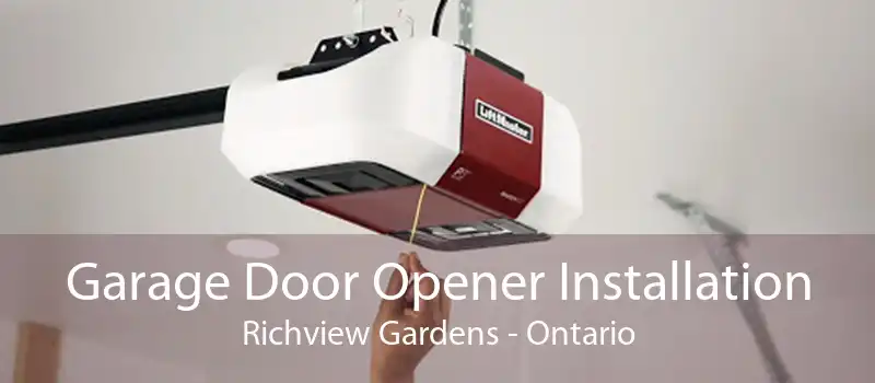 Garage Door Opener Installation Richview Gardens - Ontario