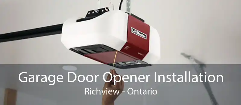 Garage Door Opener Installation Richview - Ontario