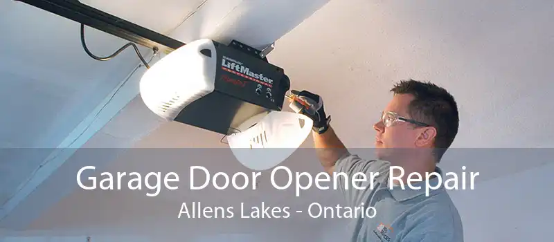 Garage Door Opener Repair Allens Lakes - Ontario