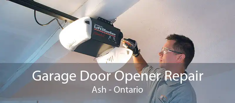 Garage Door Opener Repair Ash - Ontario