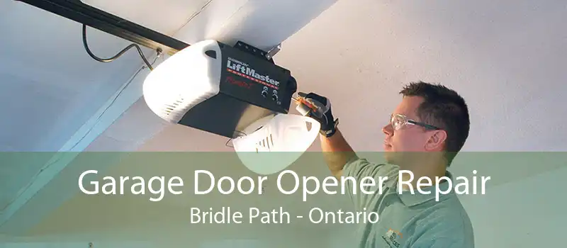 Garage Door Opener Repair Bridle Path - Ontario