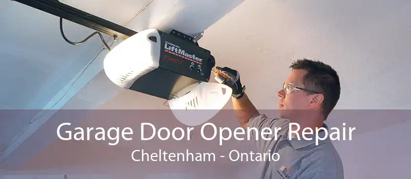 Garage Door Opener Repair Cheltenham - Ontario