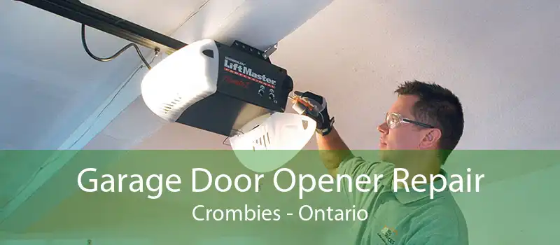 Garage Door Opener Repair Crombies - Ontario