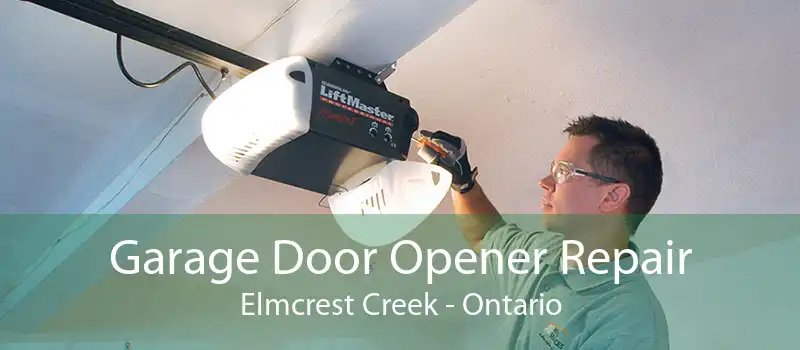 Garage Door Opener Repair Elmcrest Creek - Ontario