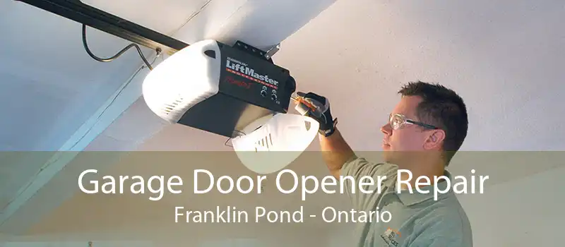 Garage Door Opener Repair Franklin Pond - Ontario