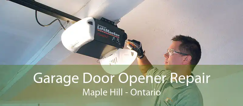 Garage Door Opener Repair Maple Hill - Ontario