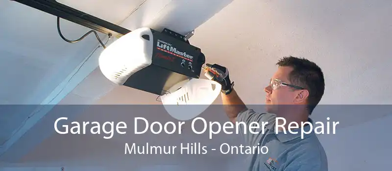 Garage Door Opener Repair Mulmur Hills - Ontario