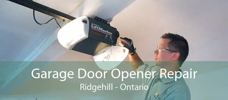 Garage Door Opener Repair Ridgehill - Ontario