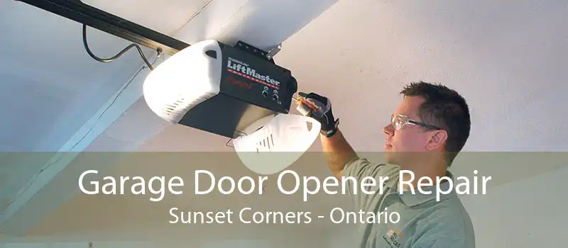 Garage Door Opener Repair Sunset Corners - Ontario