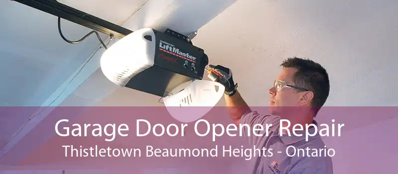 Garage Door Opener Repair Thistletown Beaumond Heights - Ontario