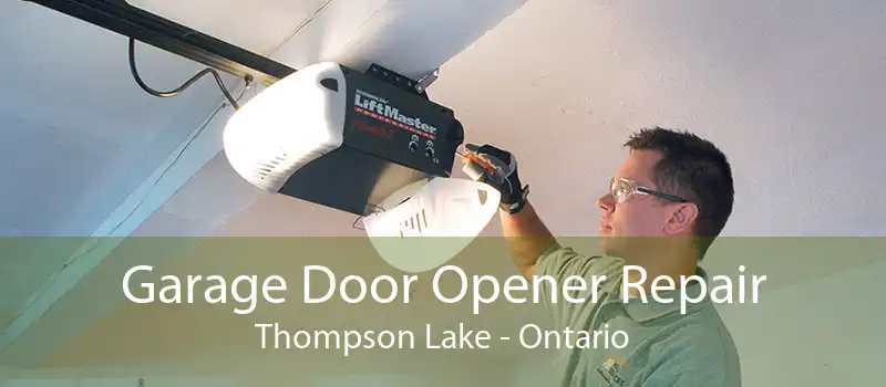 Garage Door Opener Repair Thompson Lake - Ontario