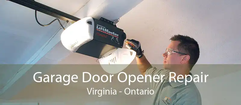 Garage Door Opener Repair Virginia - Ontario