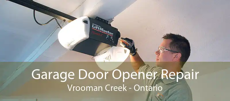 Garage Door Opener Repair Vrooman Creek - Ontario