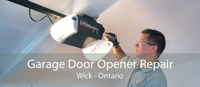 Garage Door Opener Repair Wick - Ontario