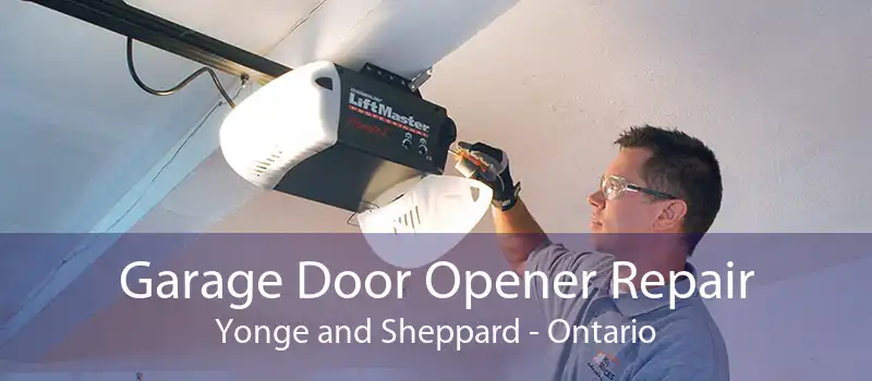 Garage Door Opener Repair Yonge and Sheppard - Ontario