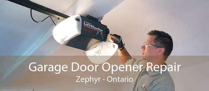 Garage Door Opener Repair Zephyr - Ontario
