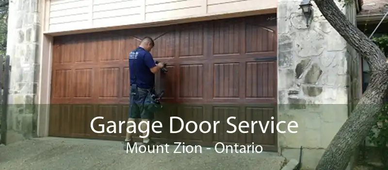 Garage Door Service Mount Zion - Ontario