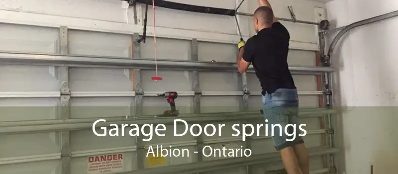 Garage Door springs Albion - Ontario