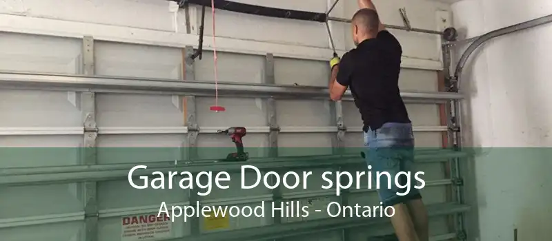 Garage Door springs Applewood Hills - Ontario