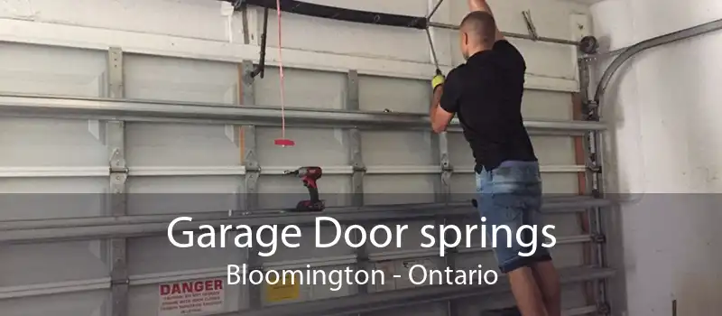 Garage Door springs Bloomington - Ontario