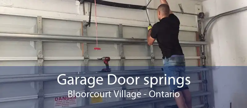 Garage Door springs Bloorcourt Village - Ontario