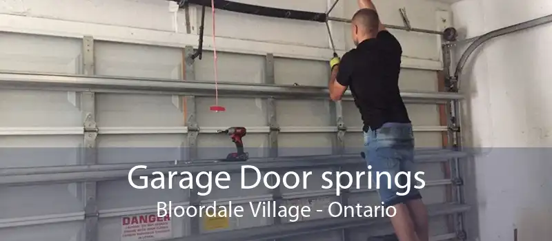 Garage Door springs Bloordale Village - Ontario