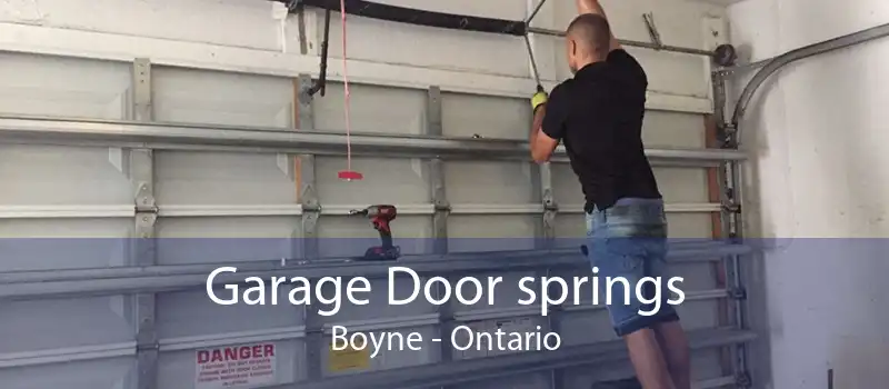 Garage Door springs Boyne - Ontario