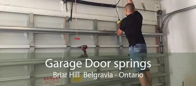 Garage Door springs Briar Hill  Belgravia - Ontario