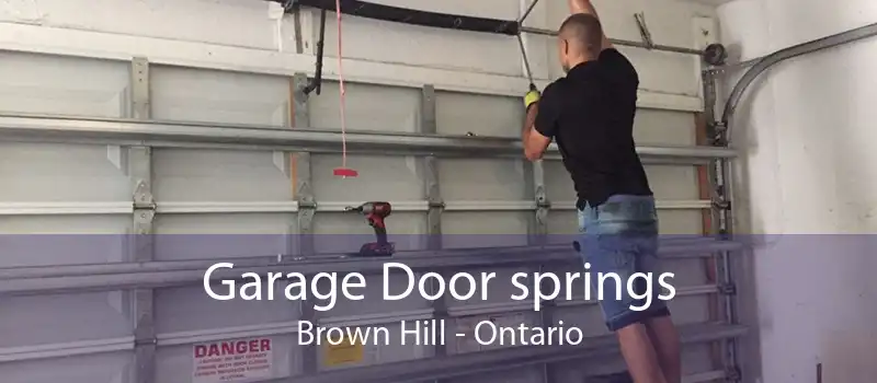 Garage Door springs Brown Hill - Ontario